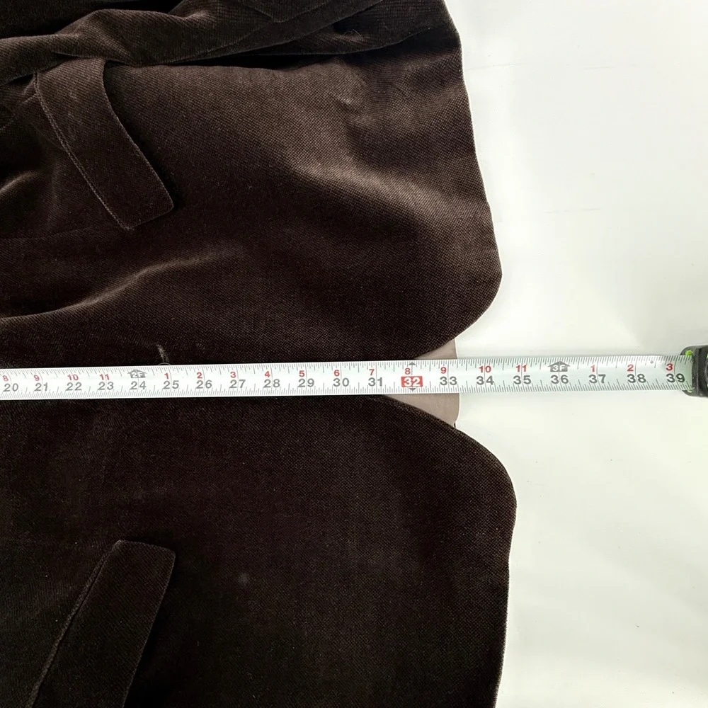 Hugo Boss dark Brown  Velvet Blazer Pasolini US Mens 44L Made in USA‎ Jacket